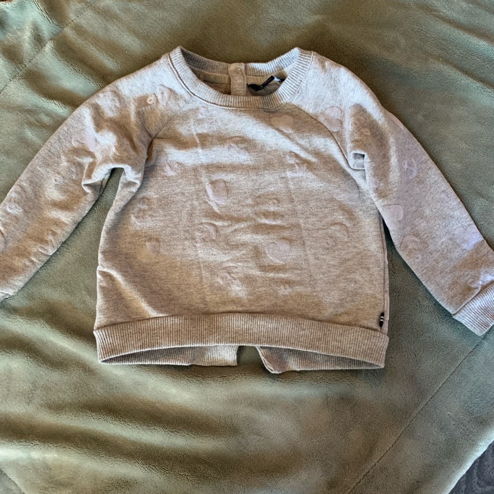 Girls Nautica gray sweater
